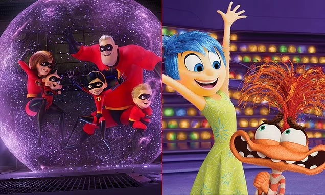 Os Incríveis 2 x Divertida Mente 2 - as maiores bilheterias da Pixar