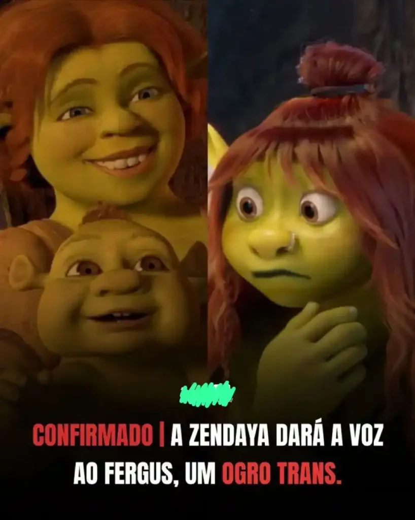 Shrek 5 filha trans