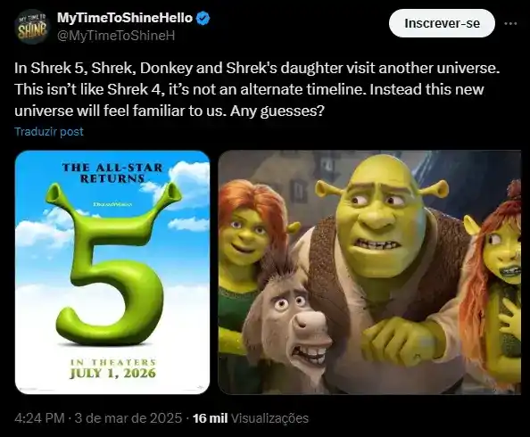 História de Shrek 5