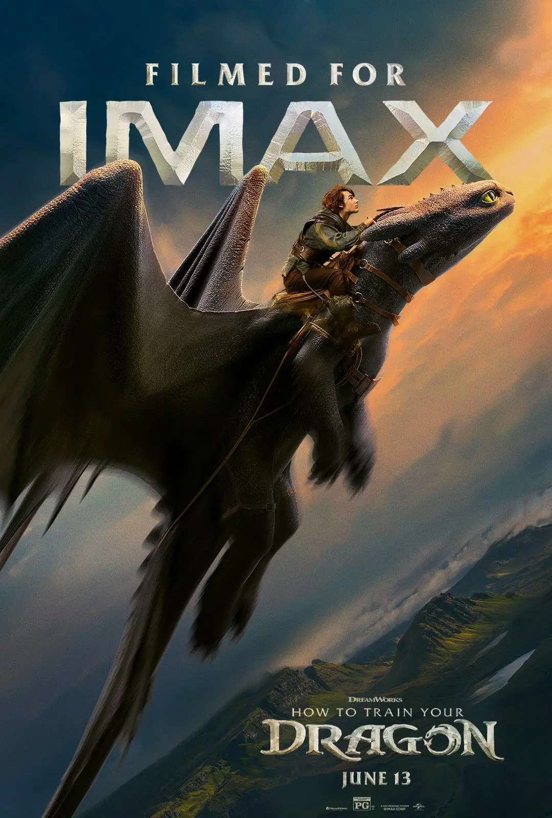 pôster imax de como treinar o seu dragão