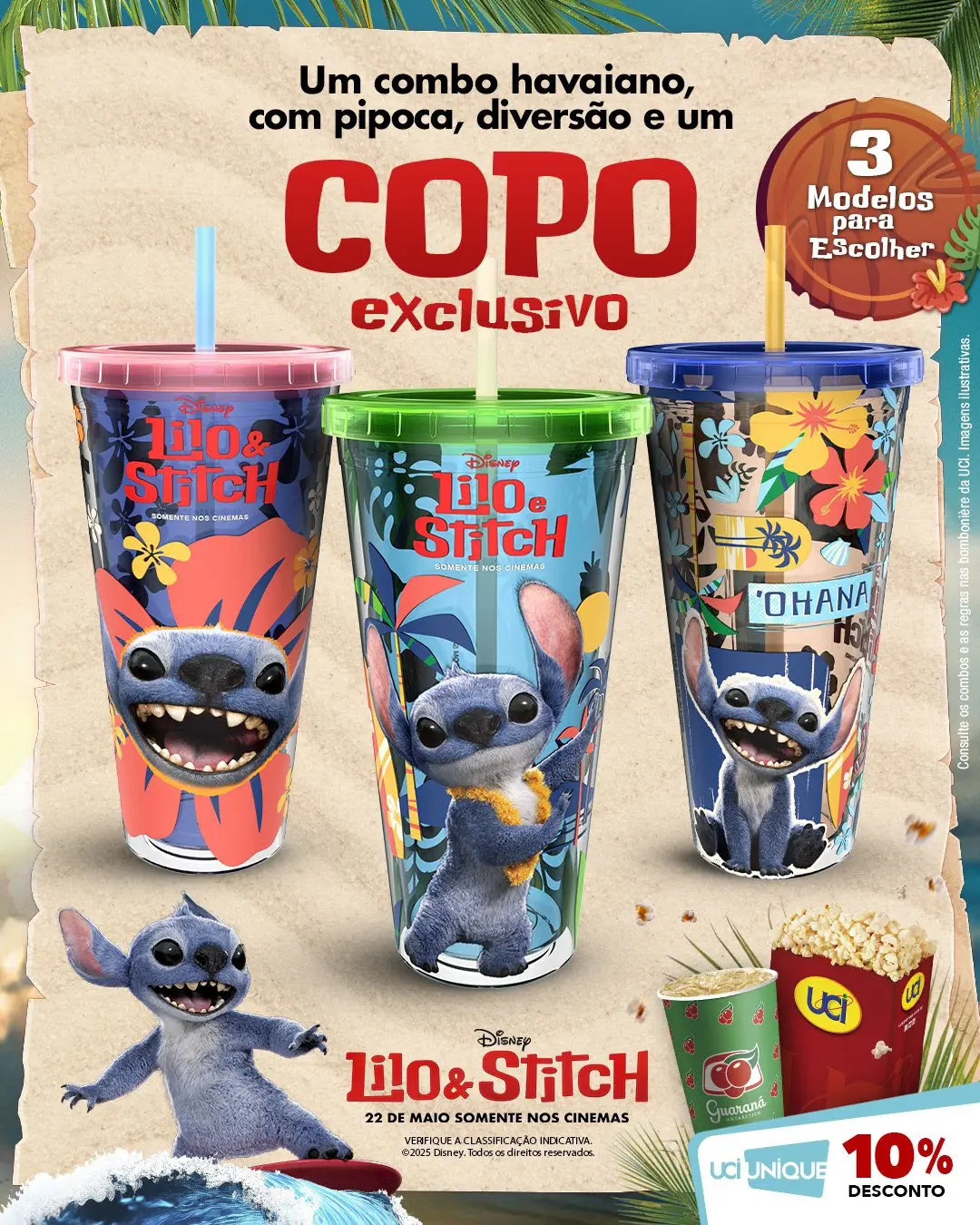 copos lilo & stitch
