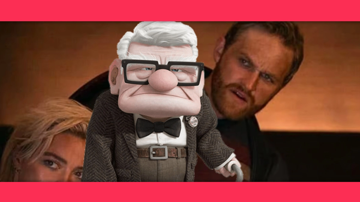 Ator reage ao meme com o Carl de UP!