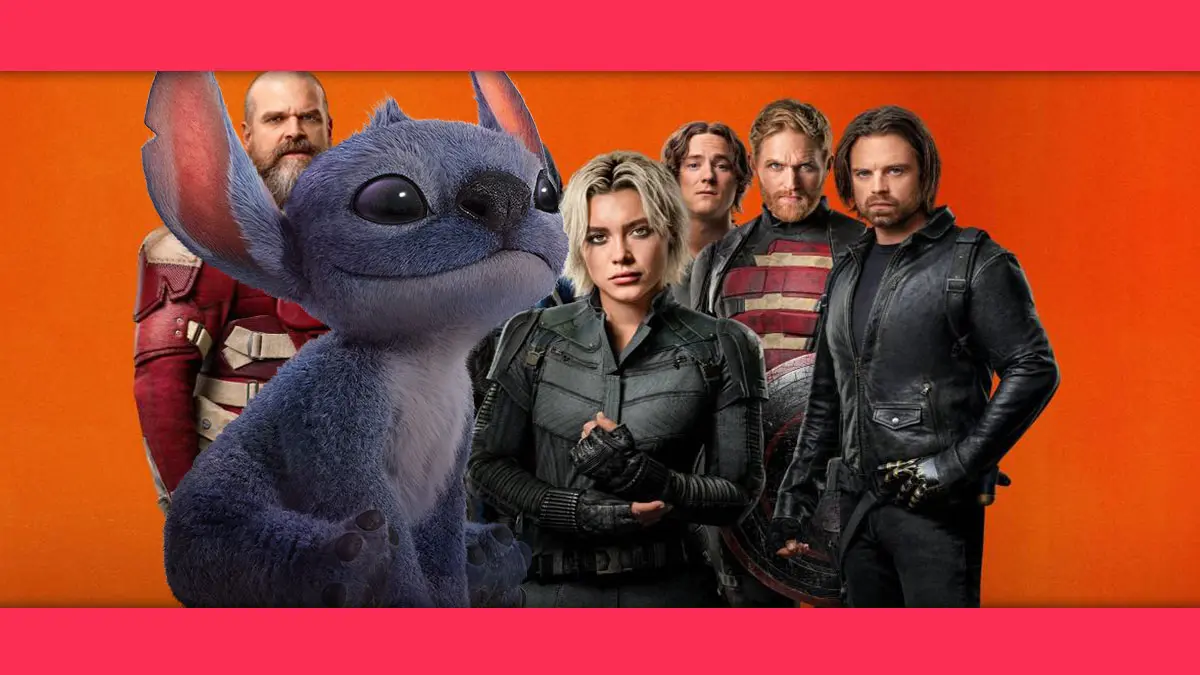 'Lilo & Stitch' rasga o pôster de 'Thunderbolts*' e assume lugar do filme da Marvel