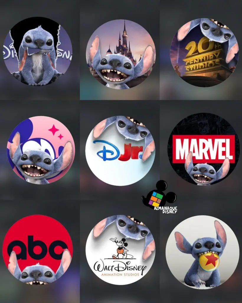 Stitch invade perfis da Disney