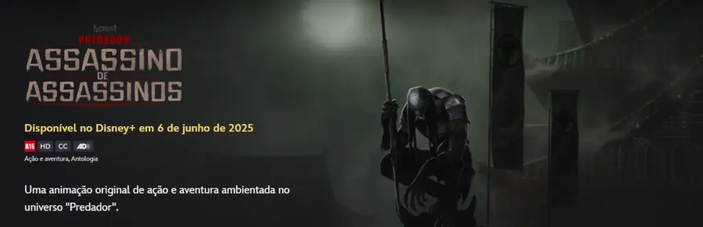 Predador no Disney+