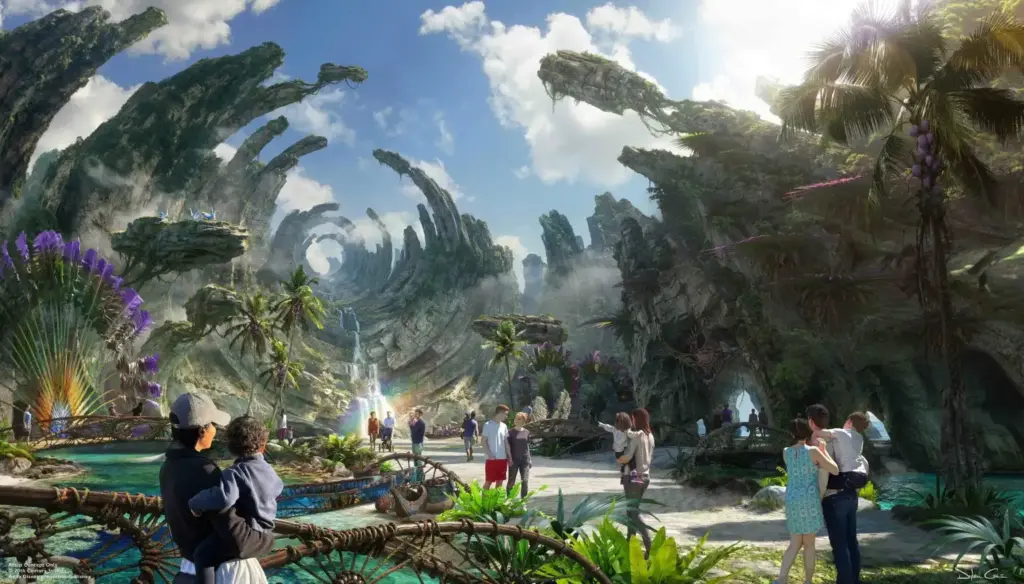 Atração de Avatar na Disneyland