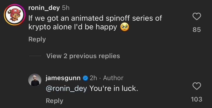 James Gunn responde fã