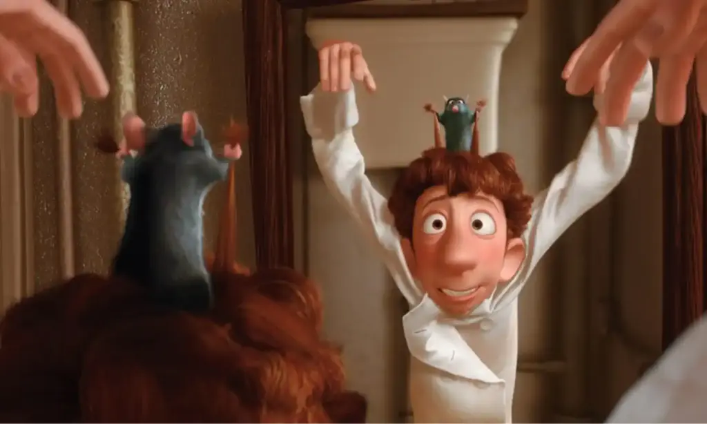 Linguini e Remy, de Ratatouille