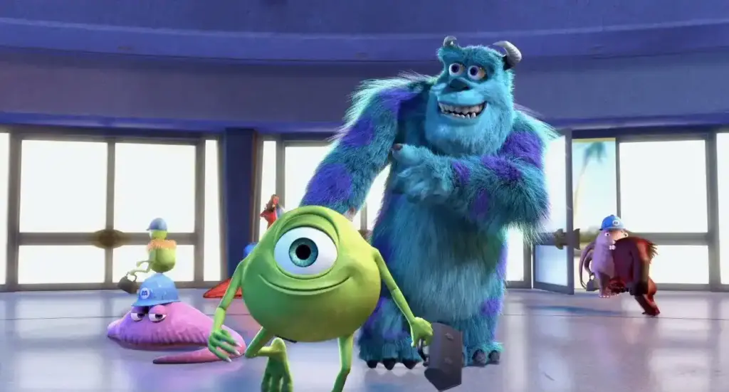 Mike Wazowski e Sullivan, de Universidade Monstros e Monstros S.A.