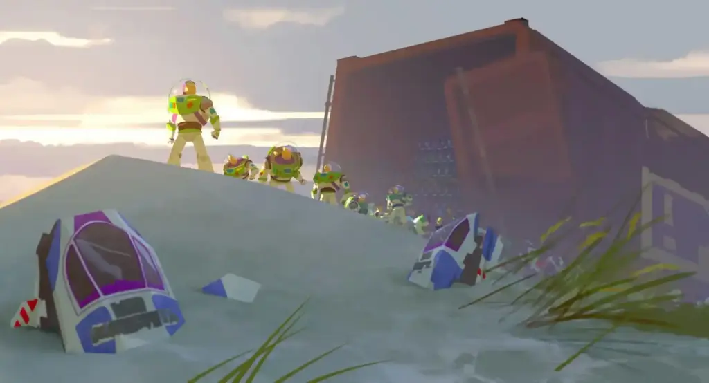 A cena de abertura de Toy Story 5