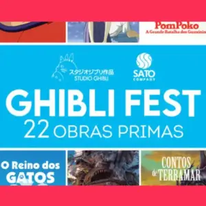 Filmes do Ghibli Fest terão pré-estreias no Sato Cinema