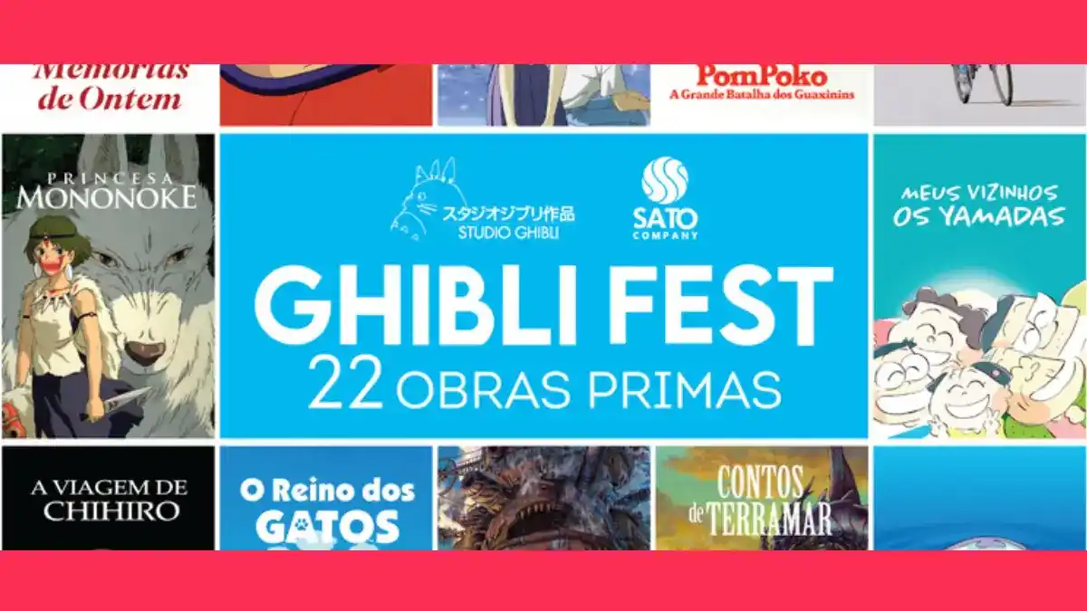 Filmes do Ghibli Fest terão pré-estreias no Sato Cinema