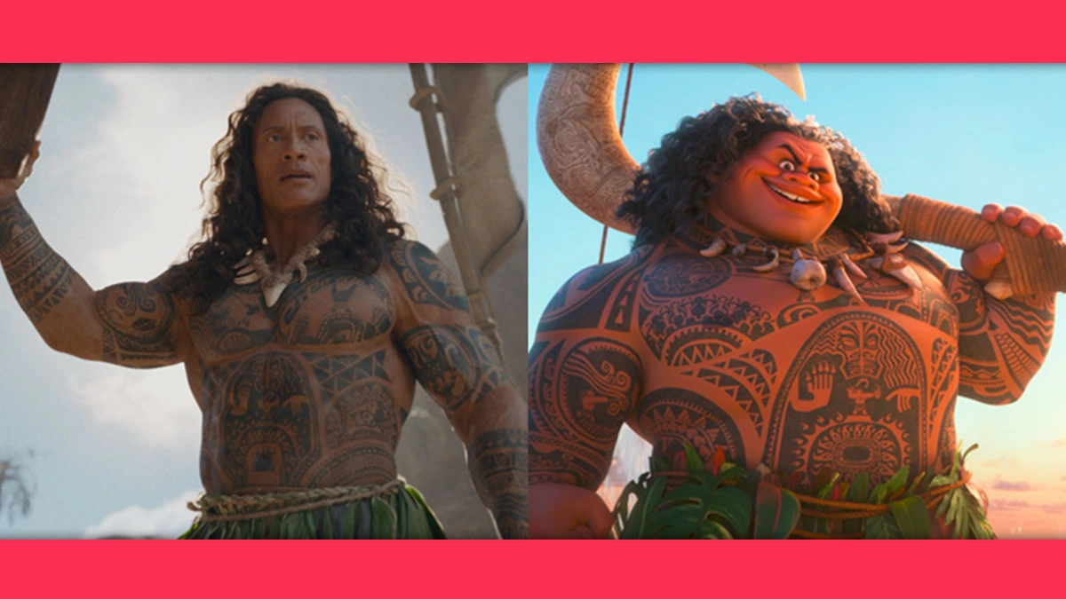 Moana: Compare as cenas do live-action com a animação original